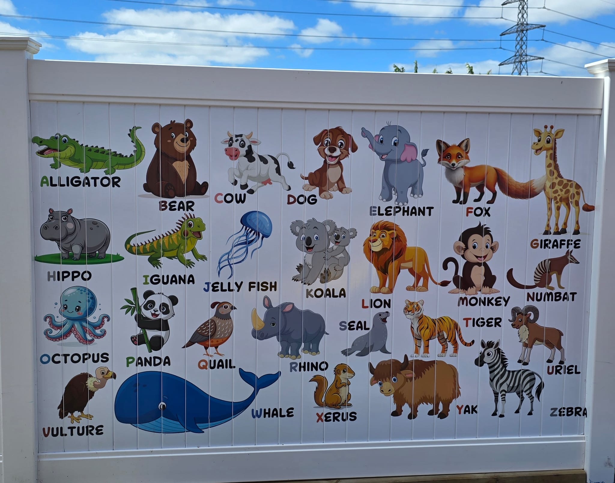 Custom Fence Print