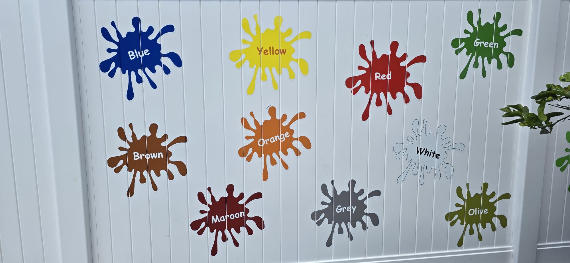 Custom Fence Print